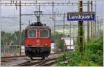 Lokzug mit Re 4/4 II 11293 verlässt Landquart. (25.09.2014)