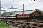 Re4/4'' 11109 mit IR2177 am 10.05.2013 in Sissach