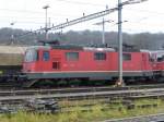 SBB - Re 4/4 11232 im Güterbahnhof Biel am 14.12.2014