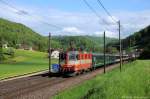 Re4/4'' 11109 mit IR2182 am 10.05.2013 in Tecknau