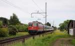 Re4/4'' 11128 mit RE3825 am 18.05.2013 bei Balgach