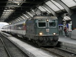 SBB - Re 4/4 11161 mit IR bei der einfahrt in HB Zürich am 29.06.2016