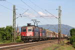 Re 421 375-7 und Re 421 374-0 mit einem Mischer bei Köndringen 17.5.17