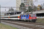 Re 421 392-2 fährt Richtung Bahnhof Muttenz.