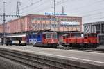 SBB Re 421 392-2 mit dem EC 195 (Zürich – München) erreicht den Bahnhof St.