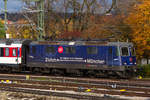 Die 421 394-8 zieht den Eurocity EC 195 bis Lindau. 30.10.20