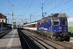 Abschied von den EC Zürich-HB  - München mit den Re 421 und den BR 218 sowie  dem alten Kopfbahnhof  Lindau vor dem Fahrplanwechsel vom 13.