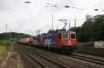 421 392 und 421 395 mit GZ durch Kln West am 29.07.2010