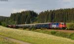 Re 421 383-1 mit dem DPE 91503 (Radolfzell-Boppard Hbf) bei Stockburg 22.5.11