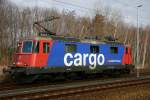421 381 der SBB Cargo aus Bad Schandau kommend, fhrt auf den Prellbock im Bahnhof Pirna zu.