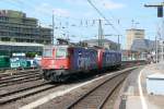 Diese beiden SBB-Loks rollten am 26/06/2010 gemchlich durch den Aachener Hbf. Hinten hing 421 373-2.