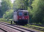 421 384-9 kam am 29.04.2014 als Tfzf in Fahrtrichtung Wunstorf durch Dedensen-Gümmer.