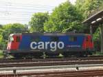 421 372-4 der SBB Cargo steht abgestellt im Bereich des Bahnhofes Berlin Flughafen Schönefeld am 29. Mai 2015.