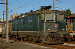 SBB: Re 4/4 II 11 309 in Solothurn-HB auf den nächsten Einsatz wartend am 9.