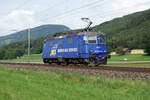 Ab Oensingen fuhr die WRS Re 430-111 als Lokzug nach Basel.