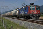 LEBENSMITTELZUG
SBB CARGO
Re 430 356-6 zwischen Grenchen-Süd und Bettlach unterwegs am 9. August 2018.
Bei der 430 356-6 handelt es sich um die einzige existierende Re 430 im Cargo Look.
Foto: Walter Ruetsch