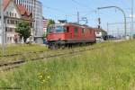 Re 4/4''' 11358 als Lokzug am 8.6.2013 in Heerbrugg.