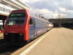 Zug der S12 mit Lok Re 450 072-4 am 26.7.2011 in Winterthur 