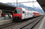 Ersatzzug des ZVV fr den Rheintalexpress (REX) Chur-St.Gallen am 17.03.2013 in Landquart  