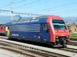 SBB - Lok 450 031-8 im Bahnhofsareal von Yverdon-les-Banis am 04.09.2013