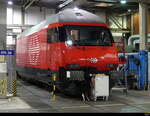 SBB - 460 108-4 ausgestellt in der SBB Werksätte in Yverdon anlässlich der Feier 175 Jahre Bahnen am 02.10.2022