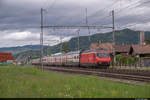 SBB Re 460 000-3 unterwegs mit einem InterCity in Richtung Spiez.