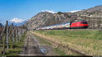 SBB Re 460 040 und Re 460 103 mit IR Genève Aéroport - Brig am 21.