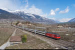 Zwei SBB Re 460 mit IR Brig - Genève Aéroport am 21.