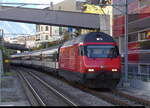 SBB - 460 034-2 bei der einfahrt im Bhf.