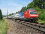 Die Re 460 078-9 am 30.05.04 in Mellingen