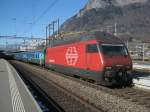 Re 460 006 mit IR 1771 in Sargans.