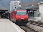 SBB - IR Biel - Konstant mit der 460 016-9 im Bahnhof Biel am 14.03.2011