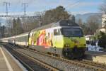 Re 460 053-2,  Login , mit dem IR 2131 in Solothurn West.