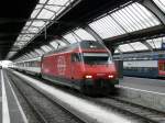 SBB - 460 007-8 im Hauptbahnhof Zrich am 18.03.2013