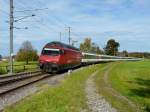 SBB - 460 029-2 mit IR Konstanz - Biel unterwegs bei  Sigershausen am 22.10.2013