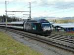 SBB - 460 105-0 unterwegs mit RE bei Sursee am 22.02.2014