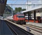 IC Romanshorn-Brig in Visp mit Re 460 088-8.