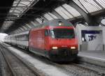 SBB - Lok 460 015-1 im HB Zürich am 30.11.2014