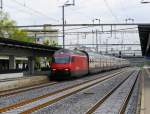 SBB - 460 095-3 mit IC bei der durchfahrt in Effreikon am 05.05.2015