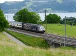 SBB - 460 105-0 mit IC unterwegs nach Spiez bei Einigen am 21.06.2015