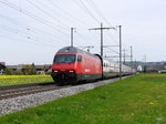 SBB - 460 075-5 mit IC unterwegs bei Lyssach am 30.04.2016