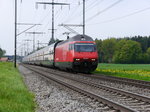 SBB - 460 092-0 mit IC unterwegs bei Lyssach am 30.04.2016