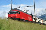Re 460 008 mit IC 2000 bei Schwyz am 05.06.2016