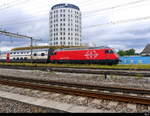 SBB - Lok 460 110-0 unterwegs mit IR in Prattelen am 21.07.2018