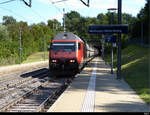 SBB - 460 062-3 als IC bei der durchfahrt in Mellingen-Heitersberg am 05.09.2020