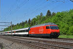 Re 460 101-9 fährt Richtung Bahnhof Rupperswil. Die Aufnahme stammt vom 12.05.2022.