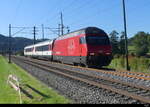 SBB - 460 077 mit 2 Steuerwagen unterwegs vor Herzogenbuchsee am 20.09.2022