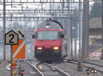 SBB - Lok 460 003-7 unterwegs vor der Haltestelle Bern-Wankdorf am 25.03.2016