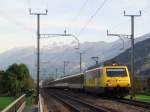 Re 460 028 mit IR bei Steinen am 1.10.2007