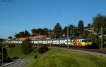 Re 460 053-2  Login  mit dem IR 2521 (Geneve-Aeroport-Luzern) bei Fribourg 3.10.10